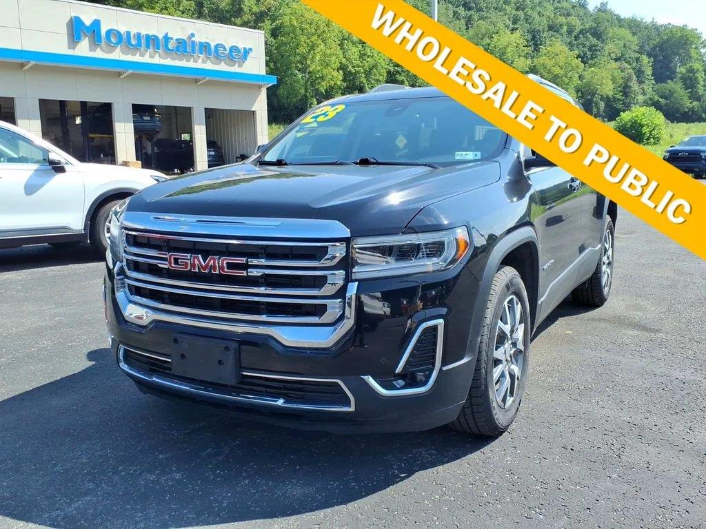 Black (Ebony Twilight Metallic) 2023 GMC Acadia SUV / Crossover Four-Wheel Drive 9-Speed Automatic