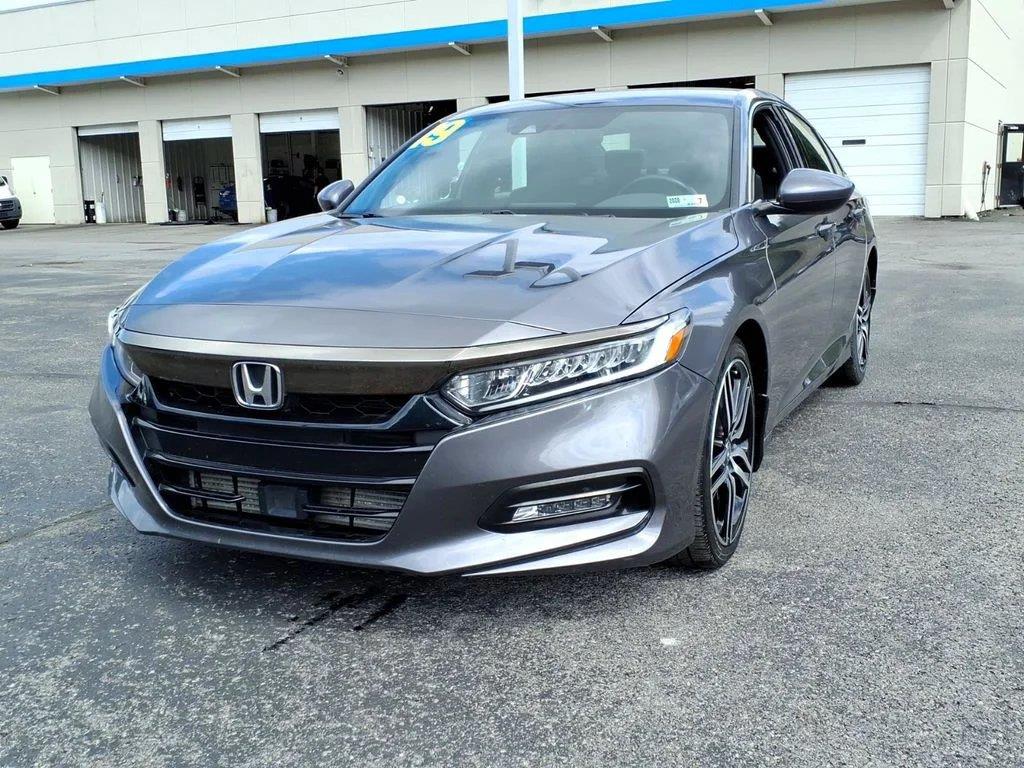 Gray (Modern Steel Metallic) 2019 Honda Accord Sedan Front-Wheel Drive 7-Speed CVT