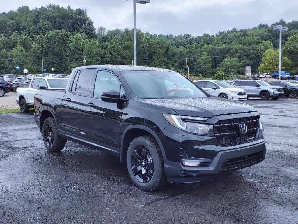 Crystal Black Pearl 2024 Honda Ridgeline Pickup Truck All-Wheel Drive Automatic