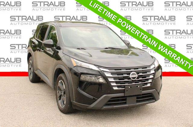 Super Black 2024 Nissan Rogue SUV / Crossover All-Wheel Drive Continuously Variable Transmission