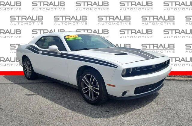 White Knuckle Clearcoat 2019 Dodge Challenger Coupe All-Wheel Drive 8-Speed Automatic
