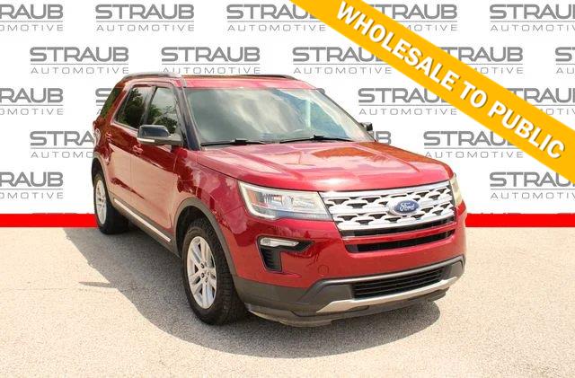 Ruby Red Metallic Tinted Clearcoat 2018 Ford Explorer SUV / Crossover All-Wheel Drive 6-Speed Automatic