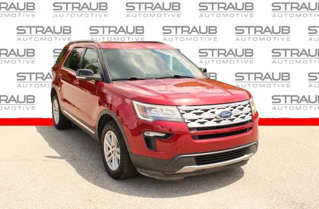 Ruby Red Metallic Tinted Clearcoat 2018 Ford Explorer SUV / Crossover All-Wheel Drive 6-Speed Automatic