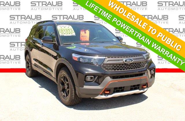 Agate Black 2023 Ford Explorer SUV / Crossover All-Wheel Drive Automatic