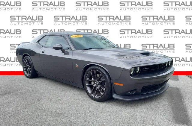 Gray (Granite Pearlcoat) 2020 Dodge Challenger Coupe Rear-Wheel Drive 8-Speed Automatic