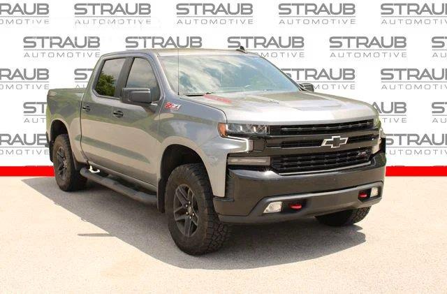 Gray (Satin Steel Metallic) 2021 Chevrolet Silverado 1500 Pickup Truck Four-Wheel Drive Automatic