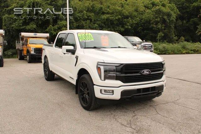 Star White Metallic Tri-Coat 2024 Ford F-150 Pickup Truck Four-Wheel Drive Automatic