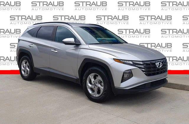 Shimmering Silver 2023 Hyundai Tucson SUV / Crossover All-Wheel Drive Automatic