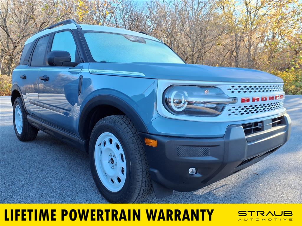 Blue (Azure Gray Metallic Tri-Coat) 2025 Ford Bronco Sport SUV / Crossover All-Wheel Drive 8-Speed Automatic
