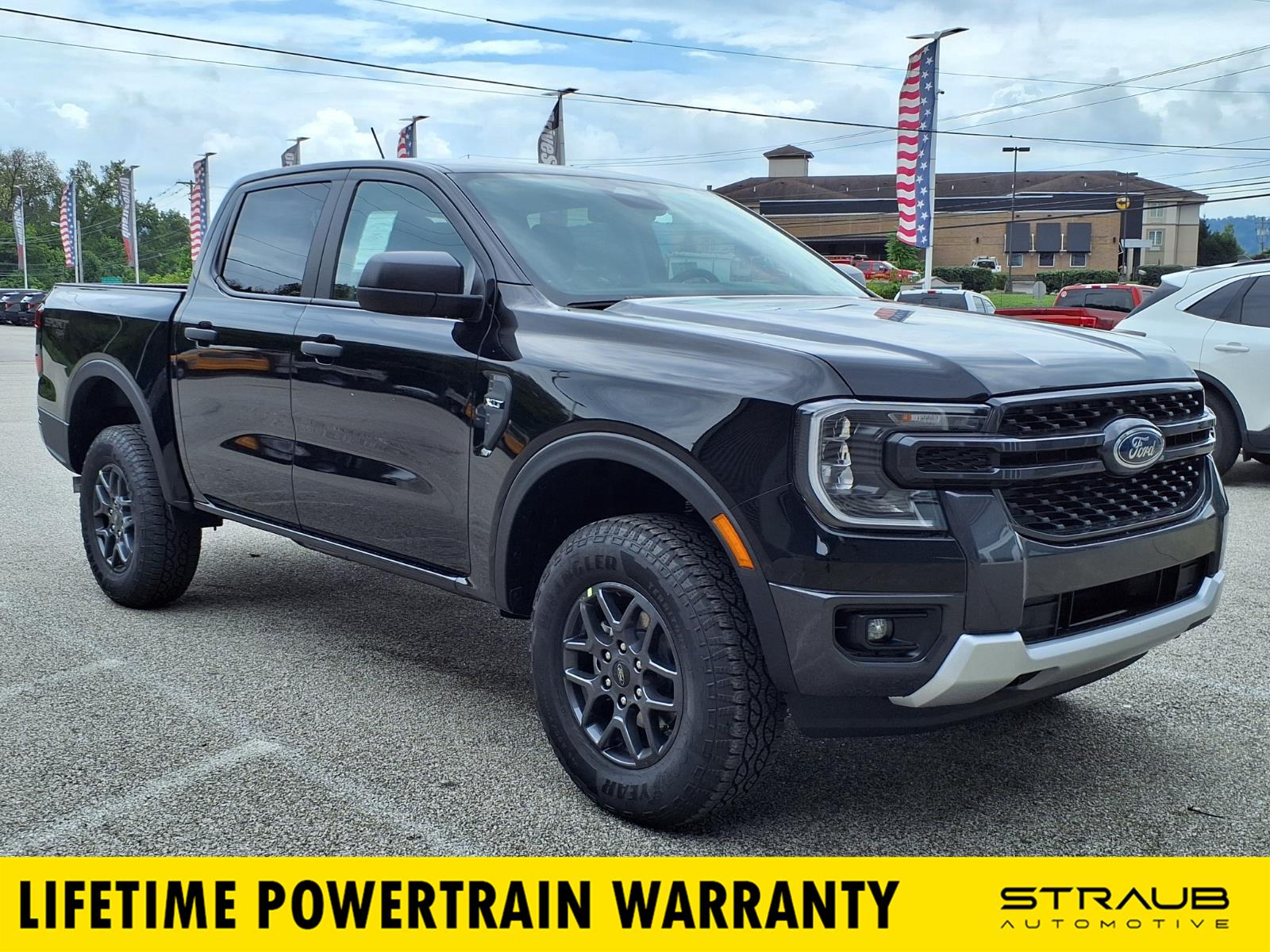 Shadow Black 2026 Ford Ranger Pickup Truck Four-Wheel Drive Automatic