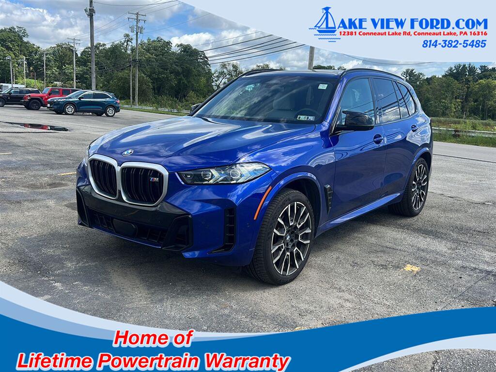Marina Bay Blue Metallic 2025 BMW X5 SUV / Crossover All-Wheel Drive Automatic