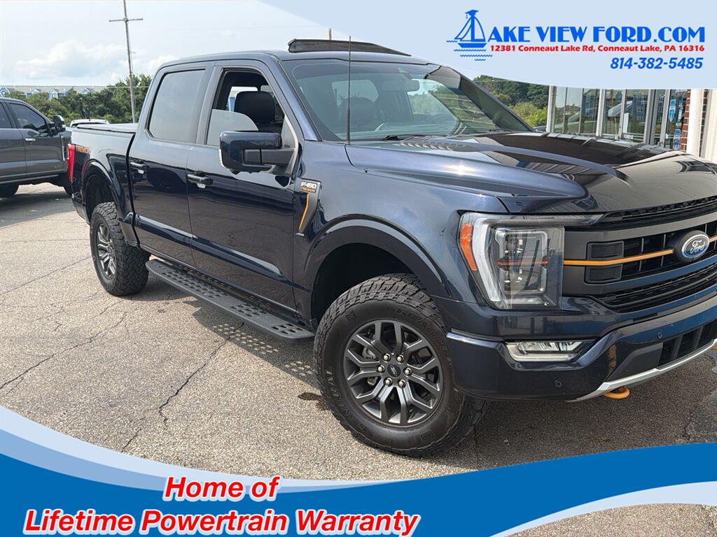 Antimatter Blue Metallic 2022 Ford F-150 Pickup Truck Four-Wheel Drive Automatic