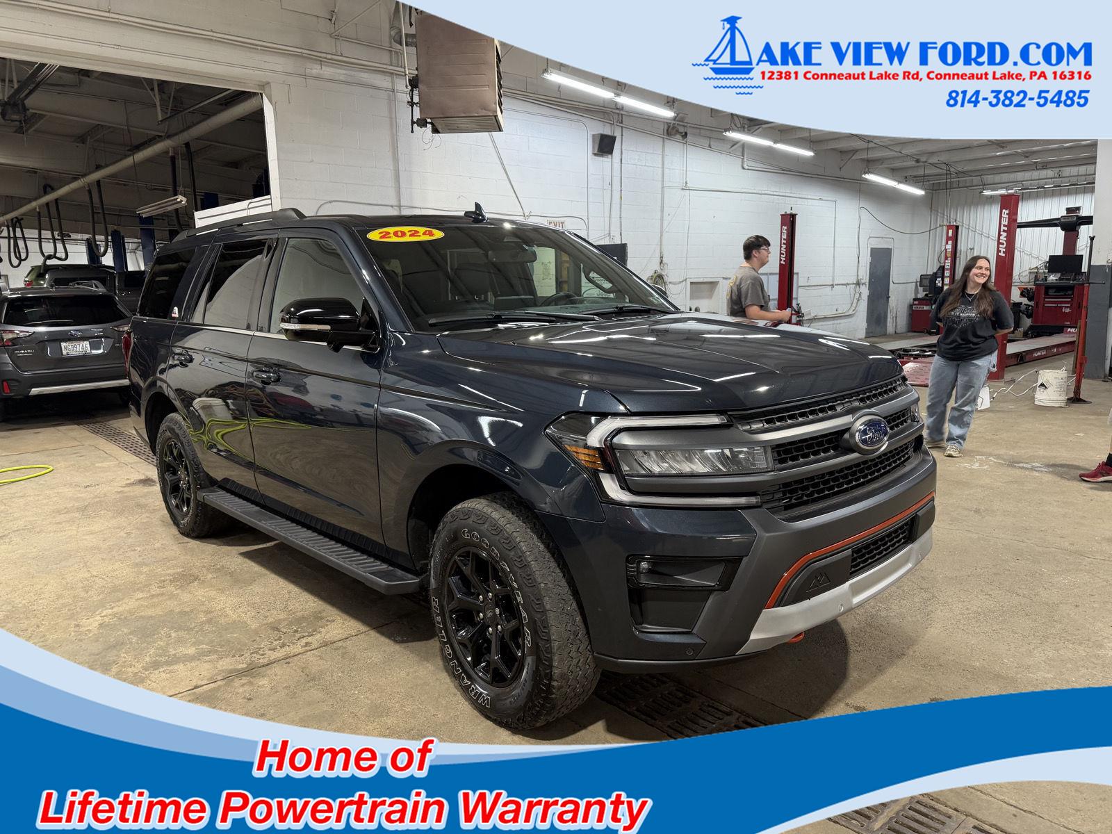 Stone Blue Metallic 2024 Ford Expedition SUV / Crossover Four-Wheel Drive Automatic