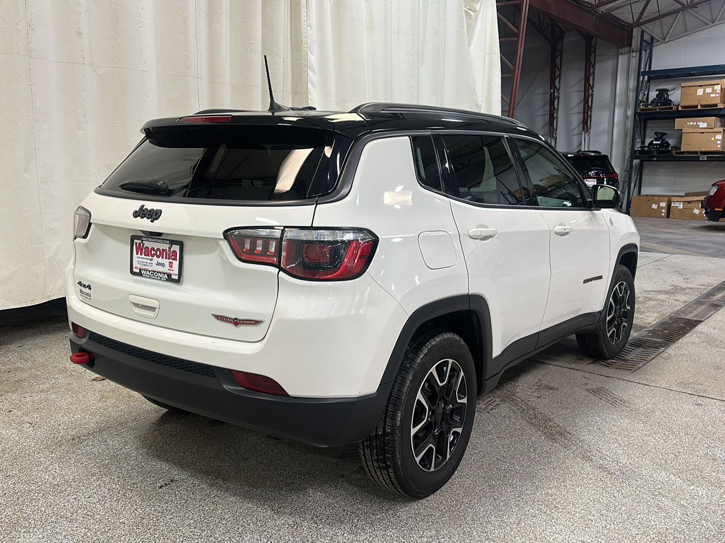 Used 2020 Jeep Compass Trailhawk with VIN 3C4NJDDB7LT163077 for sale in Waconia, Minnesota