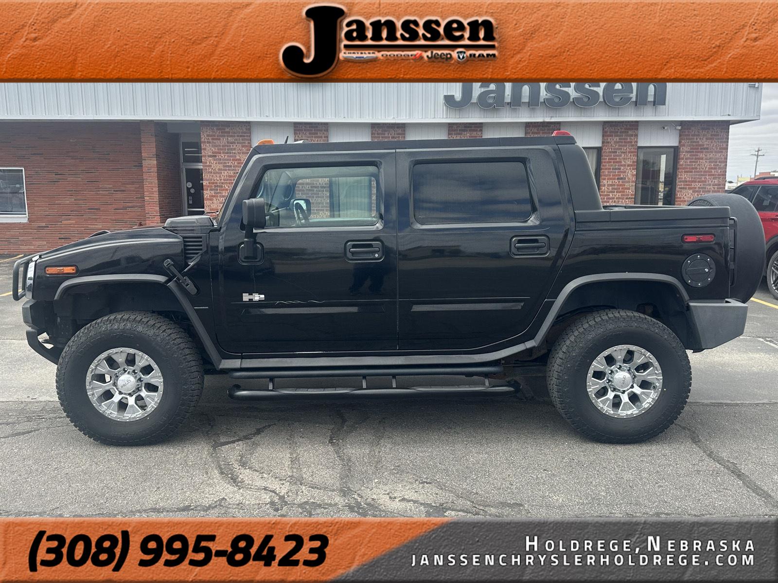 Black 2005 Hummer H2 SUT Base SUV / Crossover Four-Wheel Drive 4-Speed Automatic