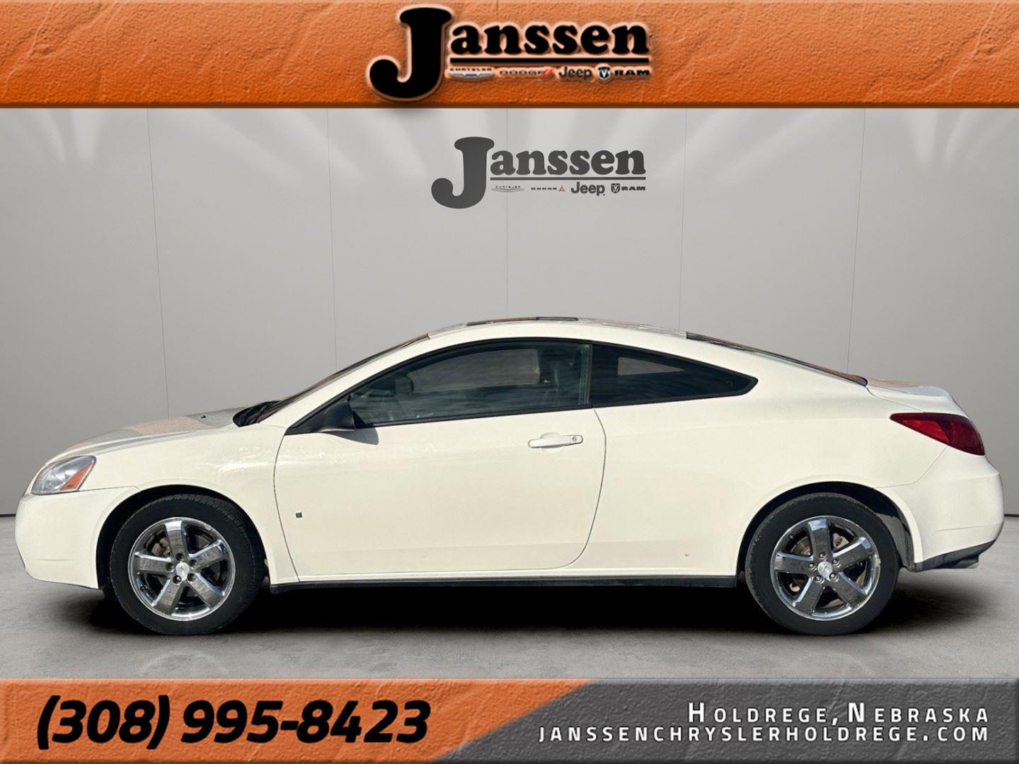 Ivory White 2008 Pontiac G6 GT Sedan Front-Wheel Drive 4-Speed Automatic Overdrive