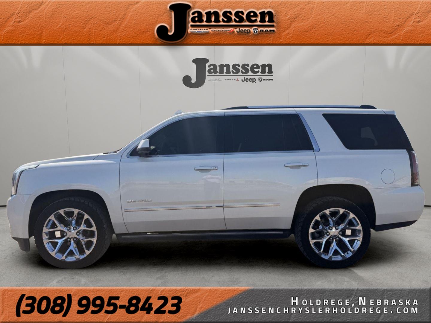 White Diamond Tricoat 2015 GMC Yukon SUV / Crossover Four-Wheel Drive 8-Speed Automatic