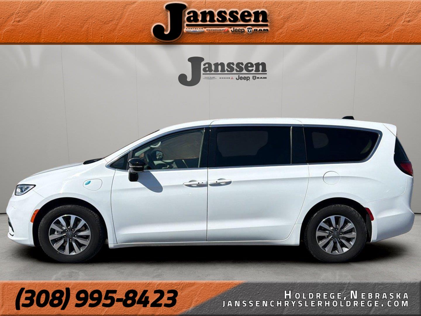 Bright White Clearcoat 2024 Chrysler Pacifica Hybrid Minivan Front-Wheel Drive Automatic