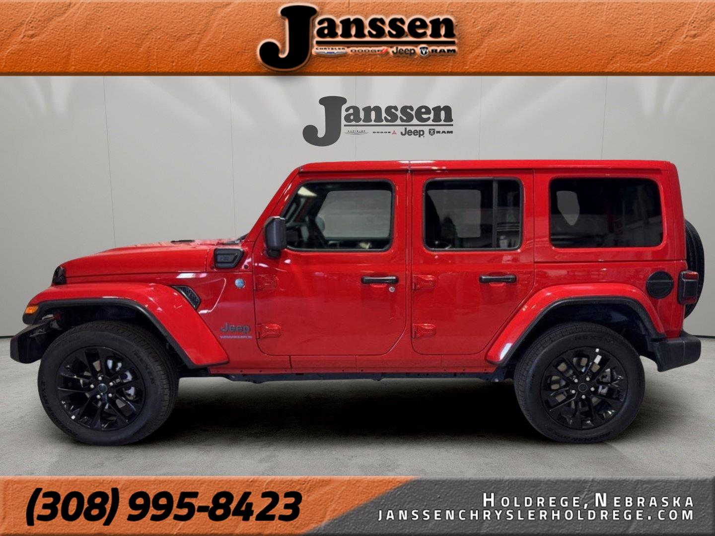 Firecracker Red Clearcoat 2025 Jeep Wrangler 4xe SUV / Crossover Four-Wheel Drive 8-Speed Automatic