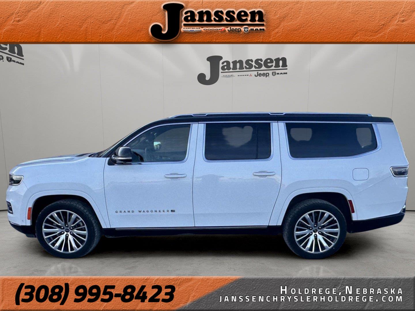 Bright White Clearcoat 2024 Jeep Grand Wagoneer L SUV / Crossover Four-Wheel Drive 8-Speed Automatic