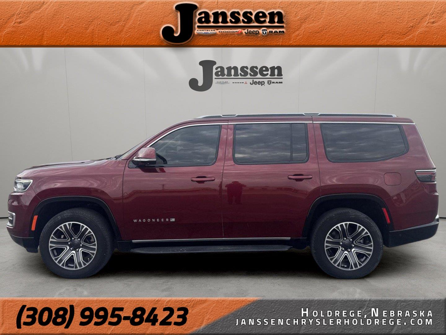 Velvet Red Pearlcoat 2022 Jeep Wagoneer SUV / Crossover Four-Wheel Drive 8-Speed Automatic