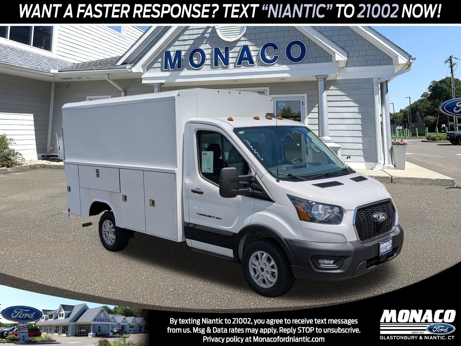 White 2026 Ford Transit Chassis Van Rear-Wheel Drive Automatic