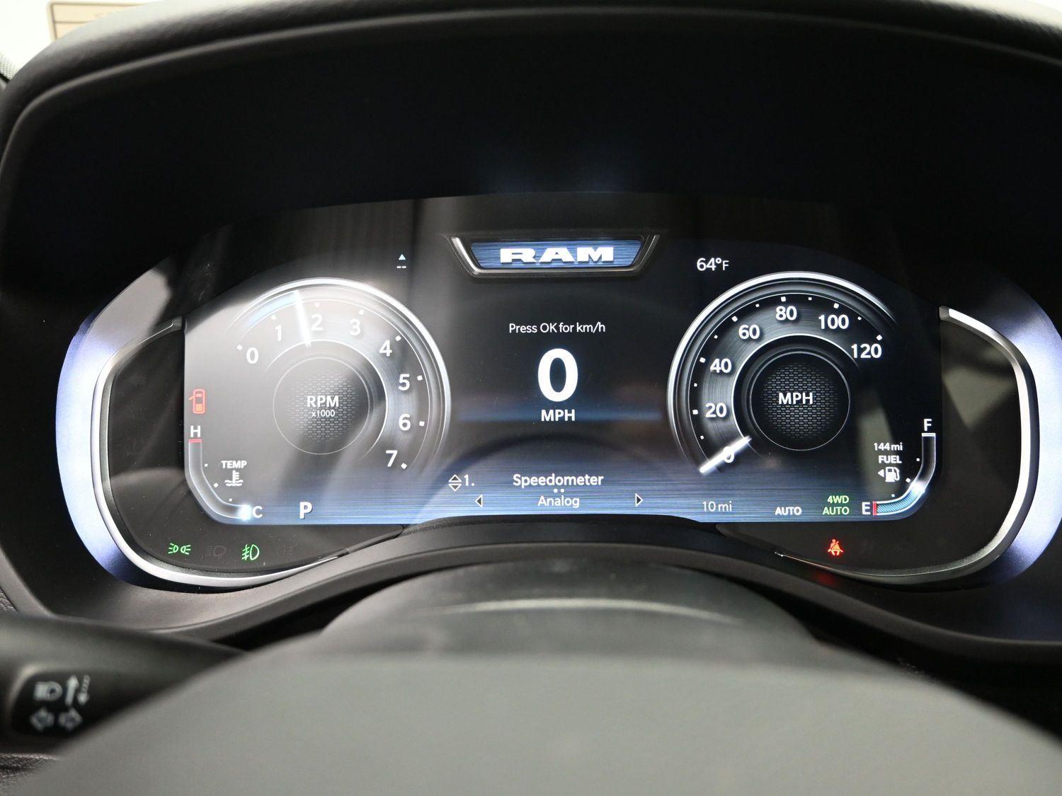 New 2026 Diamond Black Crystal Pearlcoat Ram Big Horn image 24