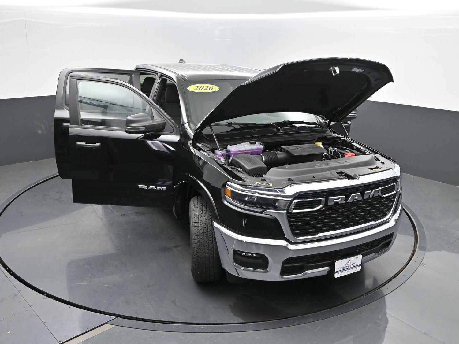 New 2026 Diamond Black Crystal Pearlcoat Ram Big Horn image 45