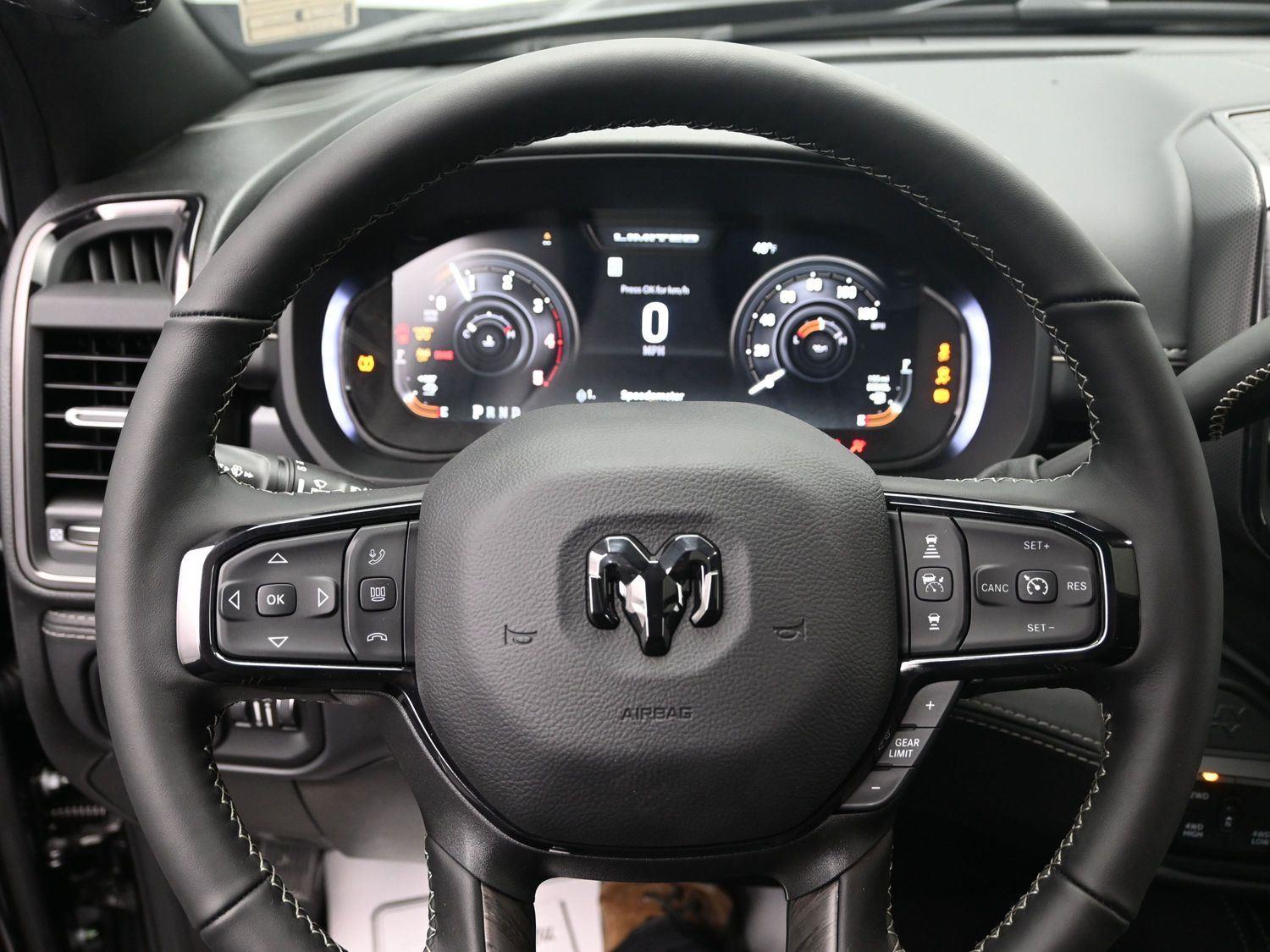 New 2026 Diamond Black Crystal Pearlcoat Ram Limited image 26