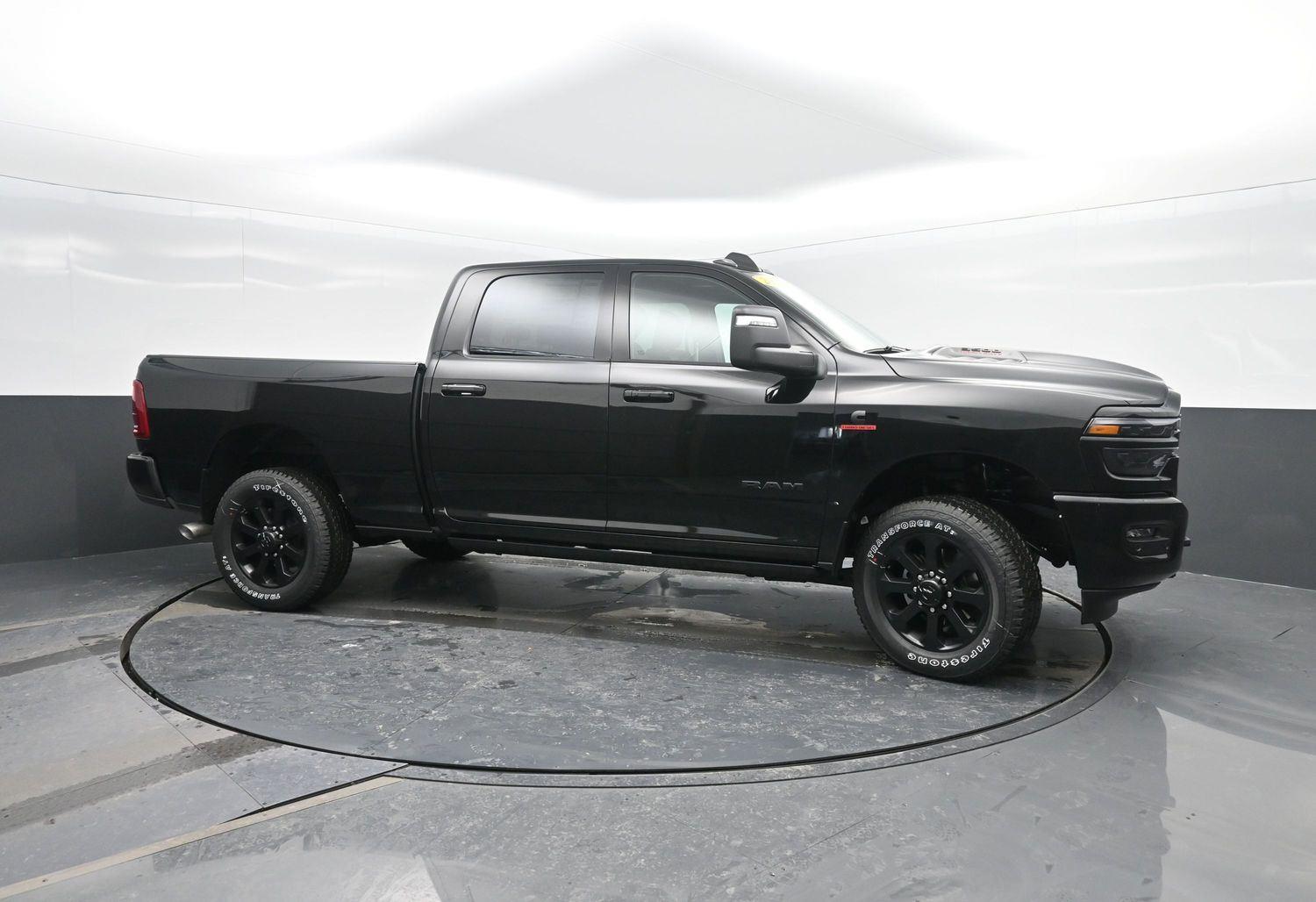 New 2026 Diamond Black Crystal Pearlcoat Ram Laramie image 3