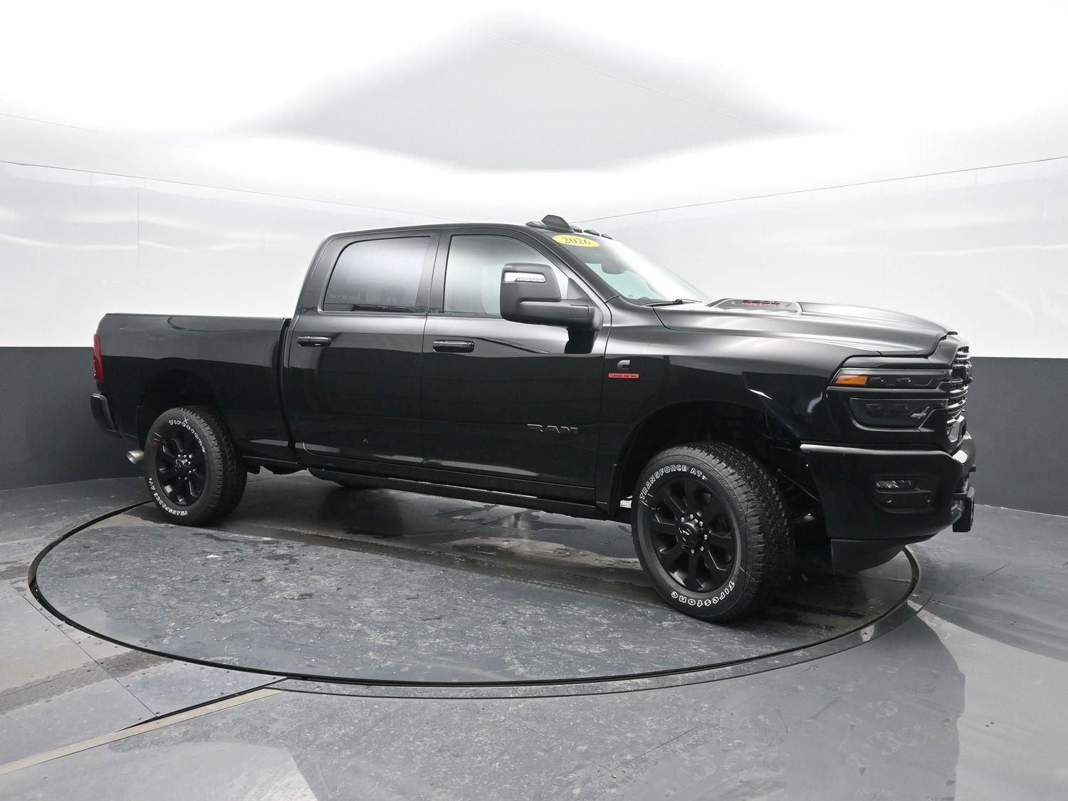 New 2026 Diamond Black Crystal Pearlcoat Ram Laramie image 4
