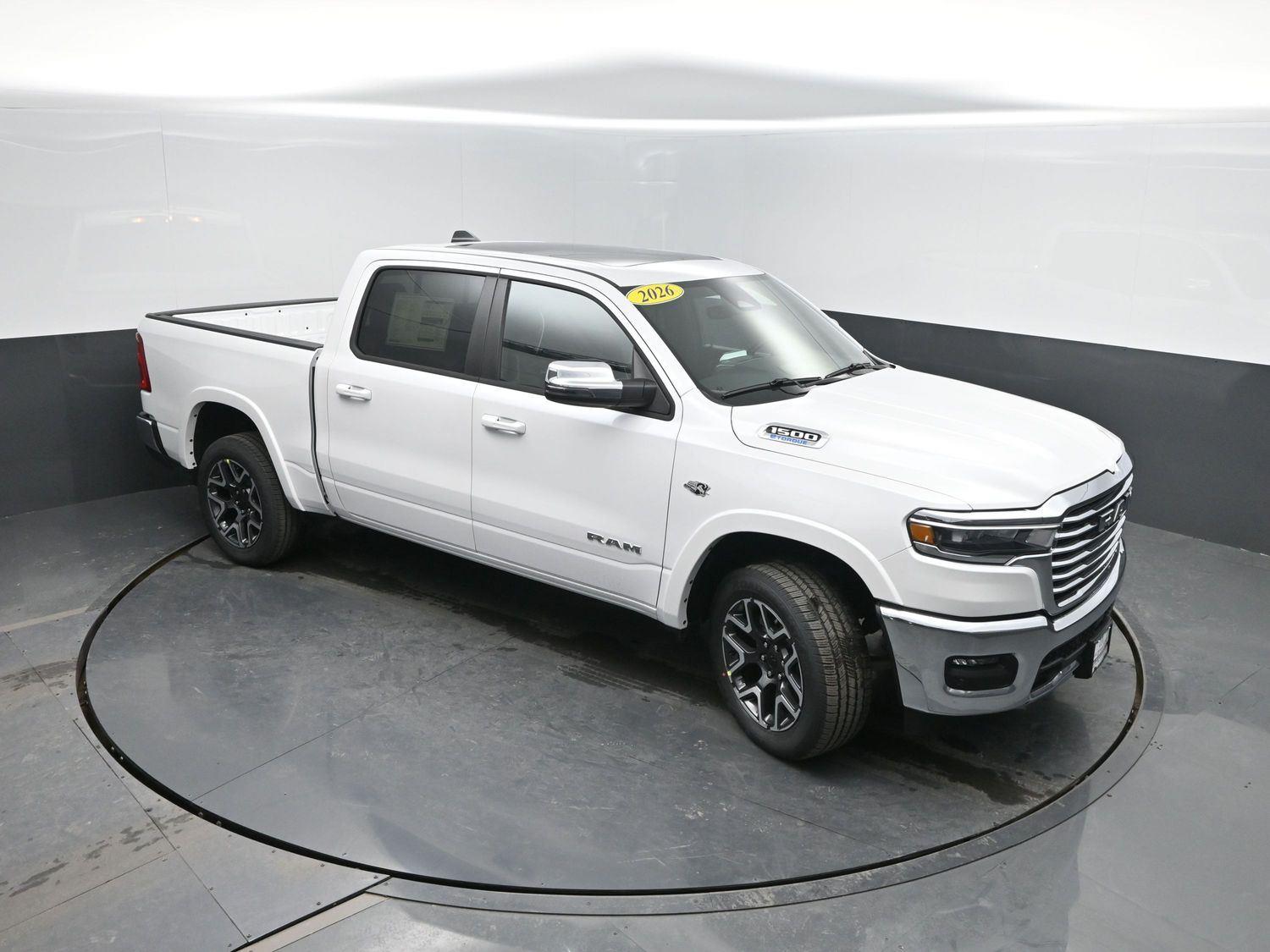 New 2026 Ivory White Tri-Coat Pearlcoat Ram Laramie image 44