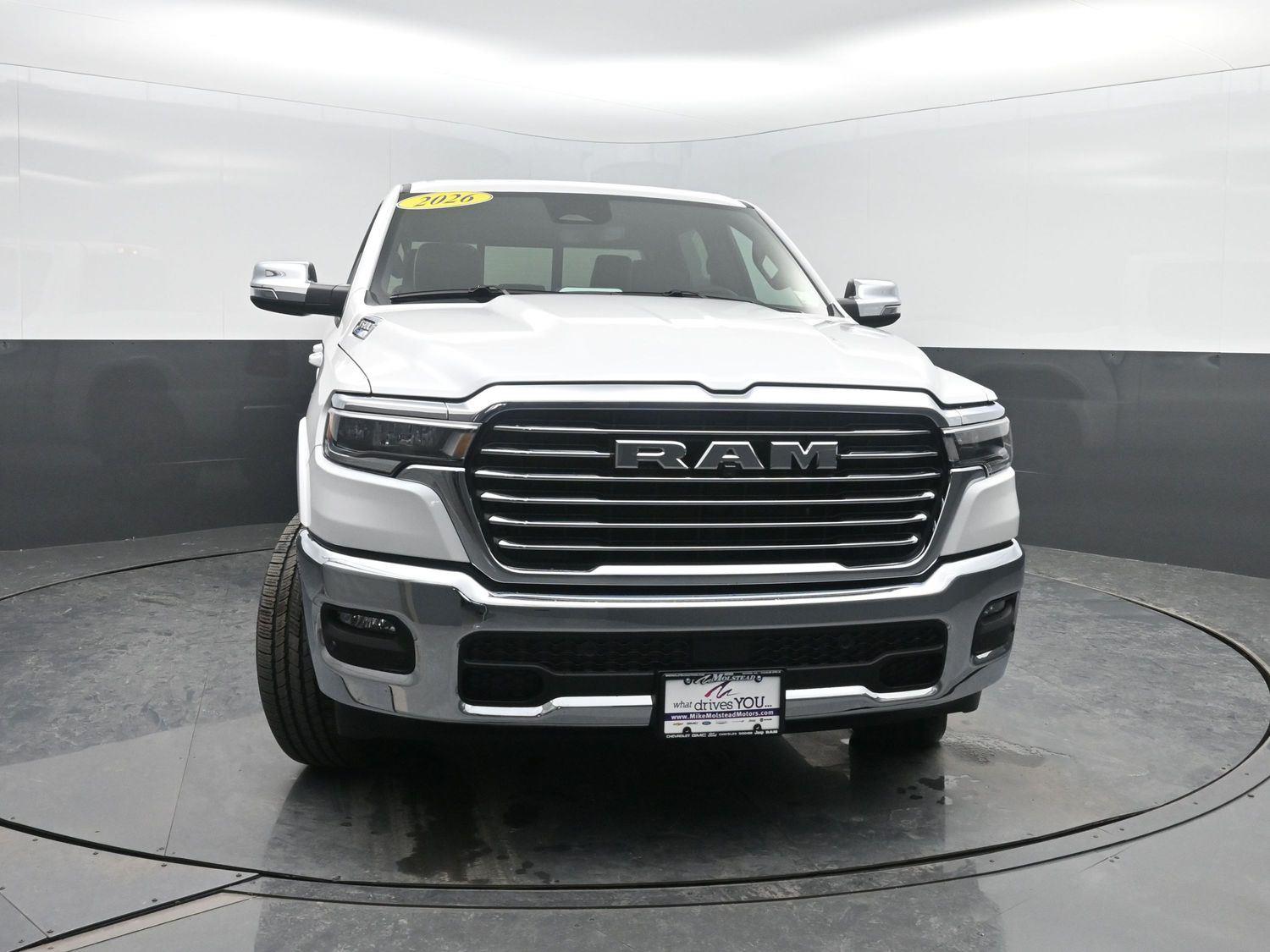 New 2026 Ivory White Tri-Coat Pearlcoat Ram Laramie image 47