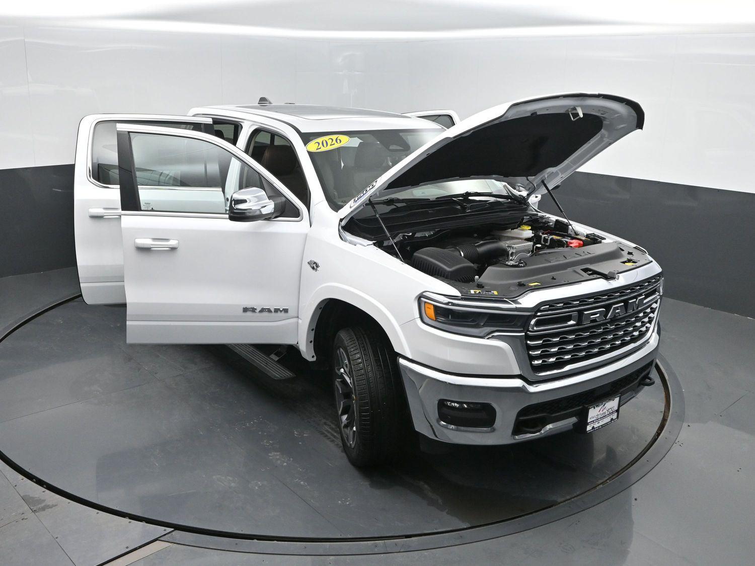 New 2026 Ivory White Tri-Coat Pearlcoat Ram Longhorn image 50