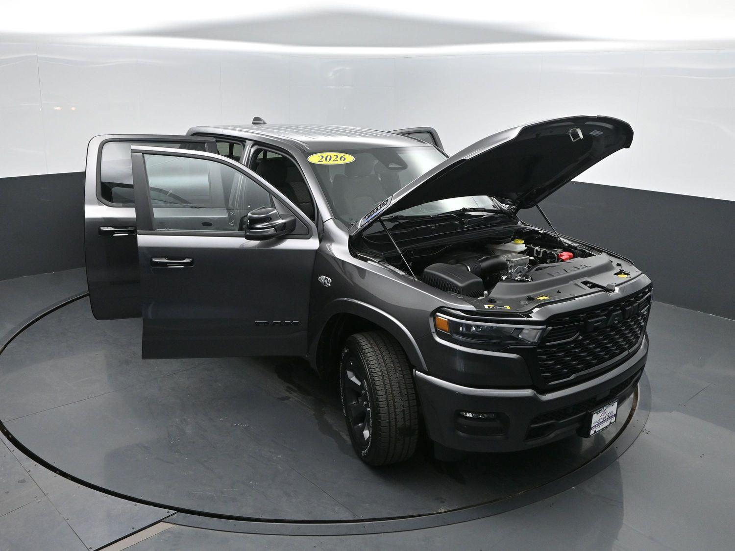 New 2026 Granite Crystal Metallic Clearcoat Ram Big Horn image 47