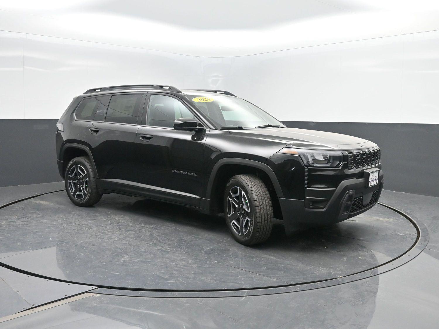 New 2026 Diamond Black Crystal Pearlcoat Jeep Limited image 4