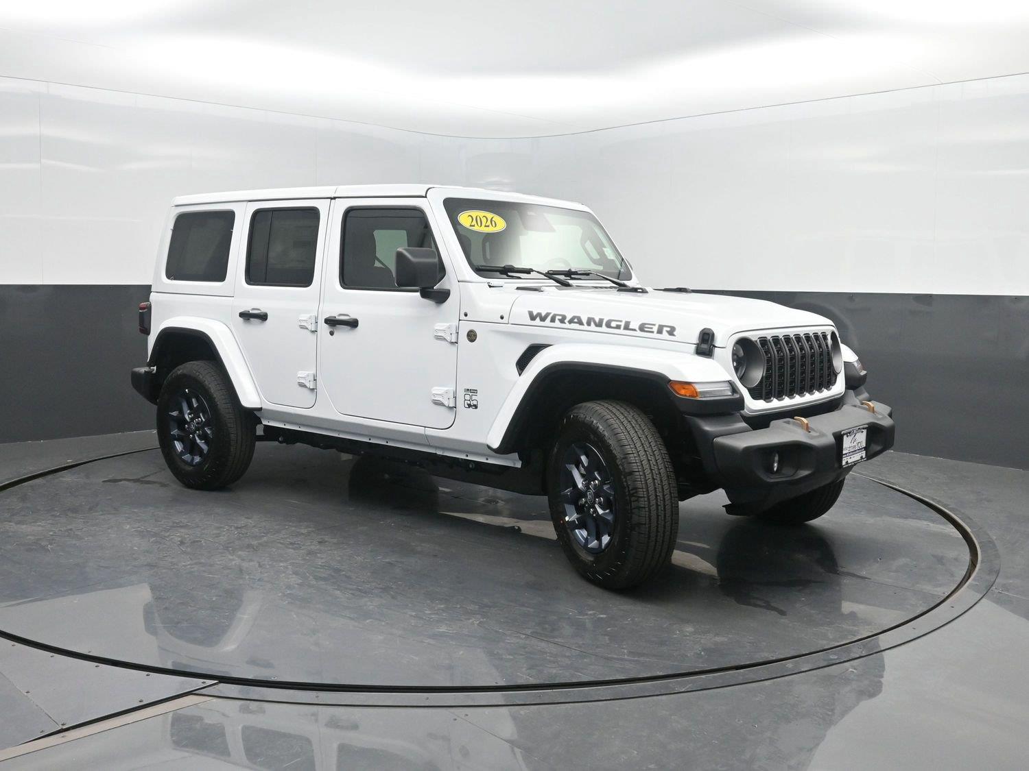 New 2026 Bright White Clearcoat Jeep 4-Door 85th Anniversary Edition image 5
