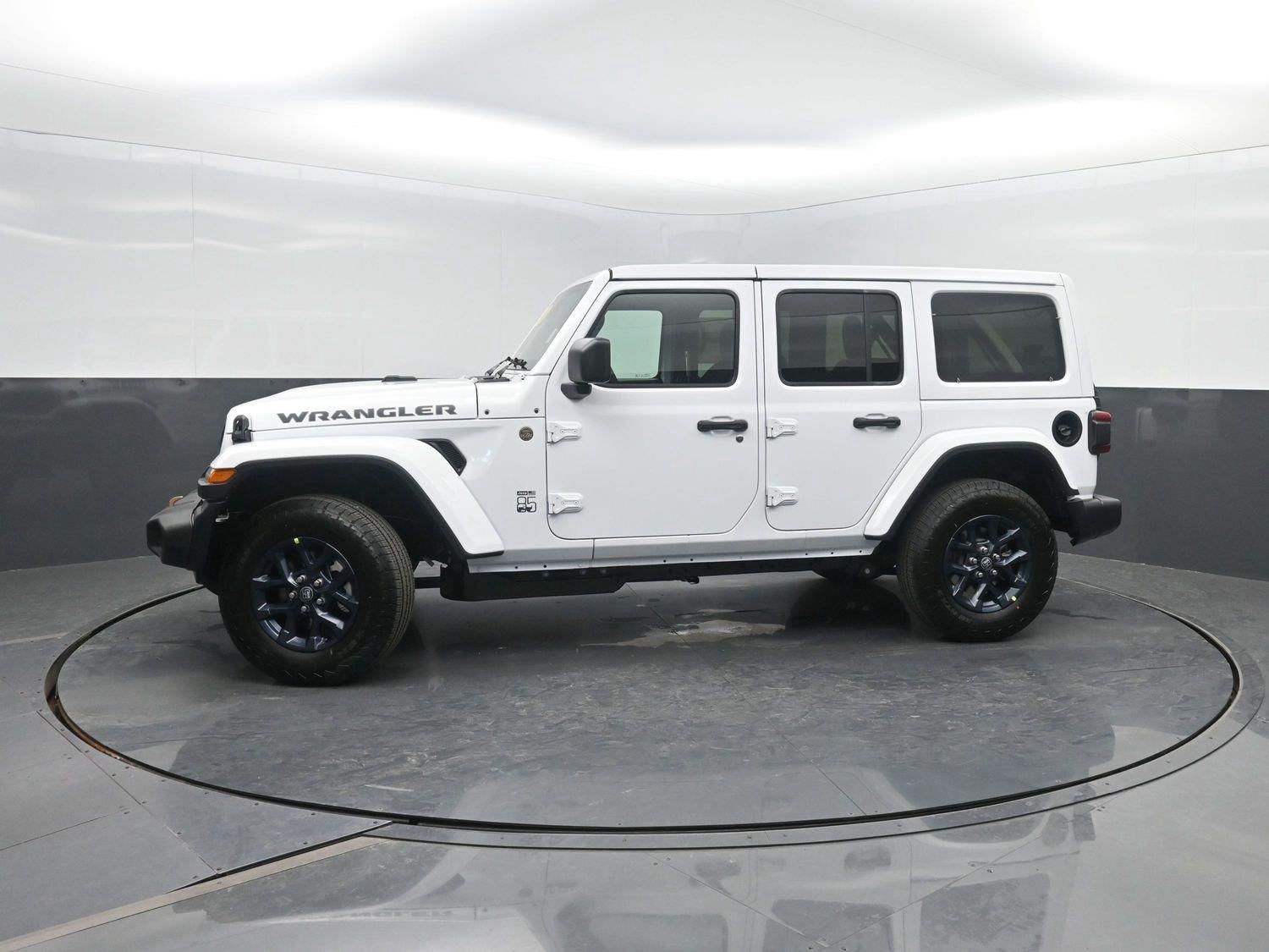 New 2026 Bright White Clearcoat Jeep 4-Door 85th Anniversary Edition image 2