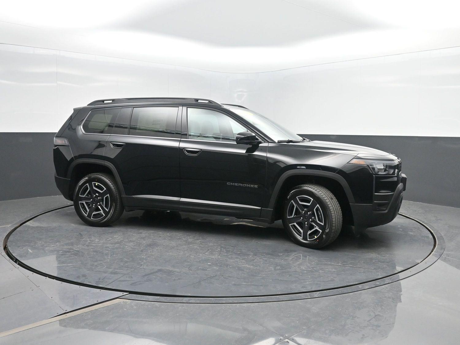 New 2026 Diamond Black Crystal Pearlcoat Jeep Limited image 3