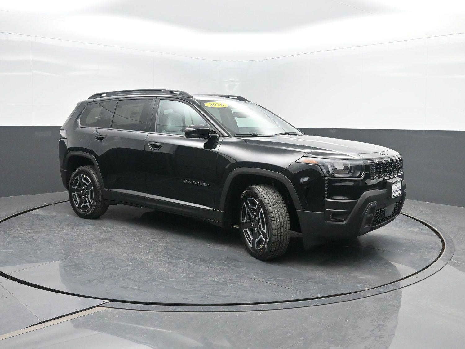 New 2026 Diamond Black Crystal Pearlcoat Jeep Limited image 4