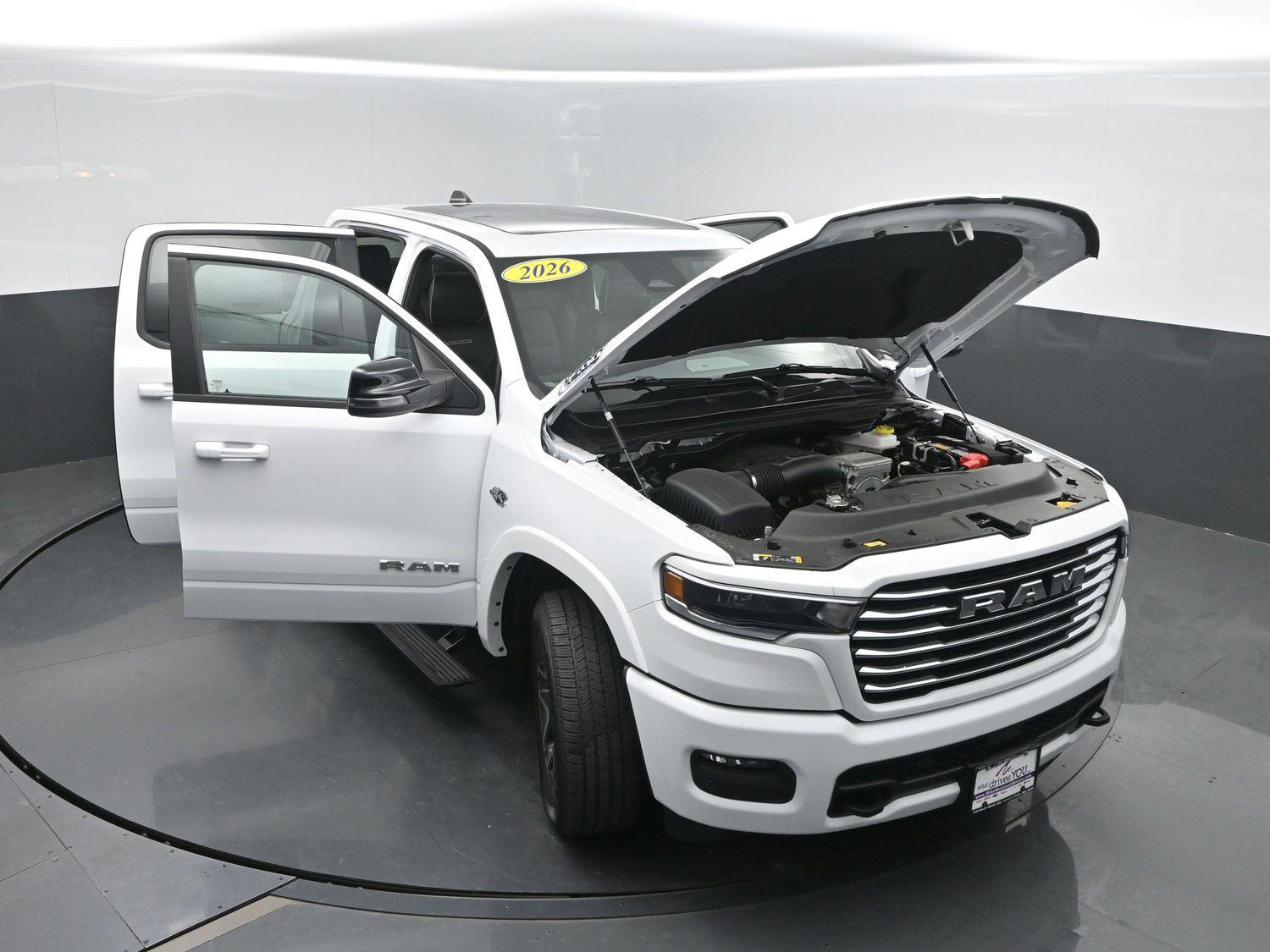 New 2026 Bright White Clearcoat Ram Laramie image 50