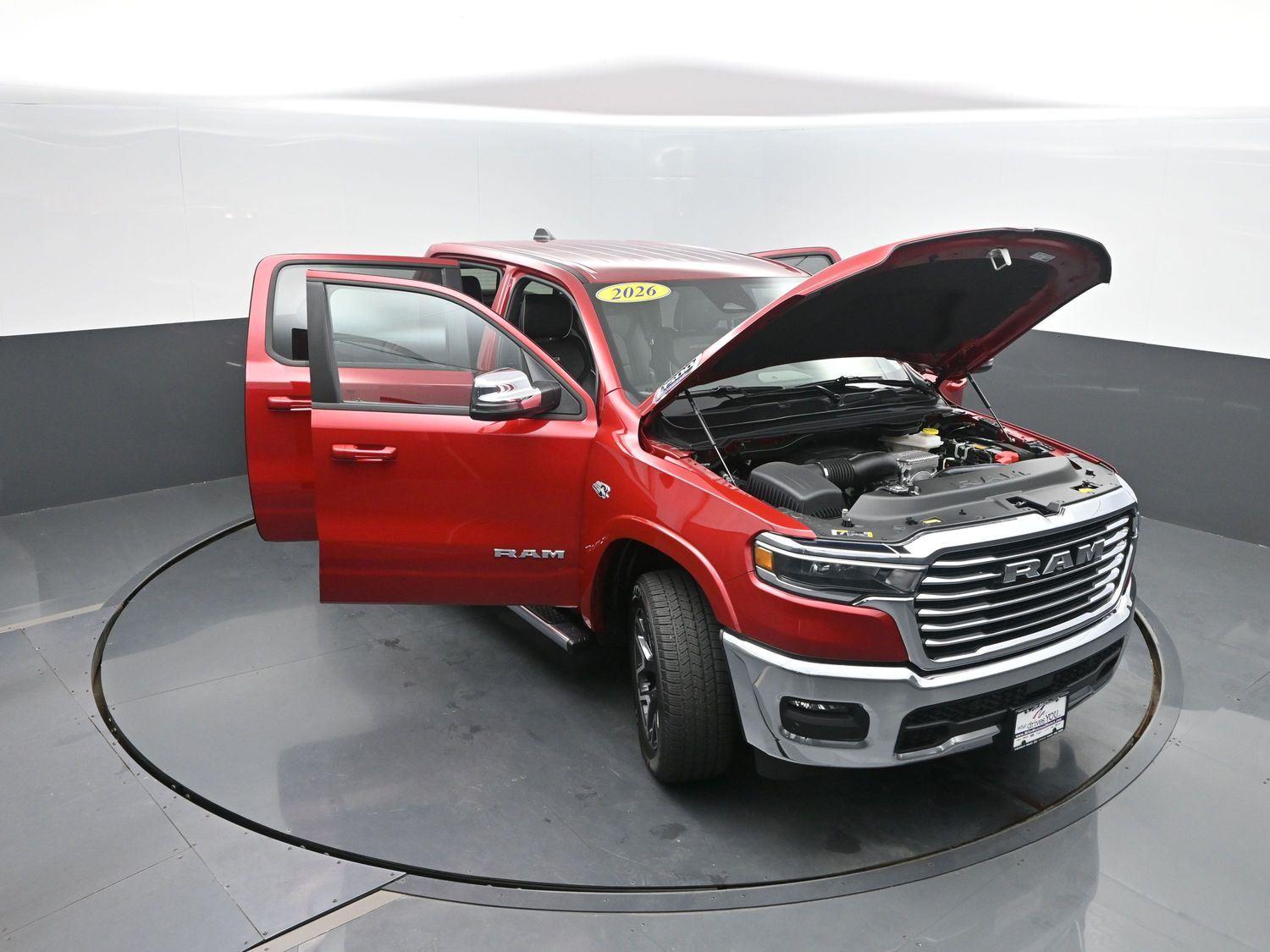New 2026 Molten Red Pearlcoat Ram Laramie image 51