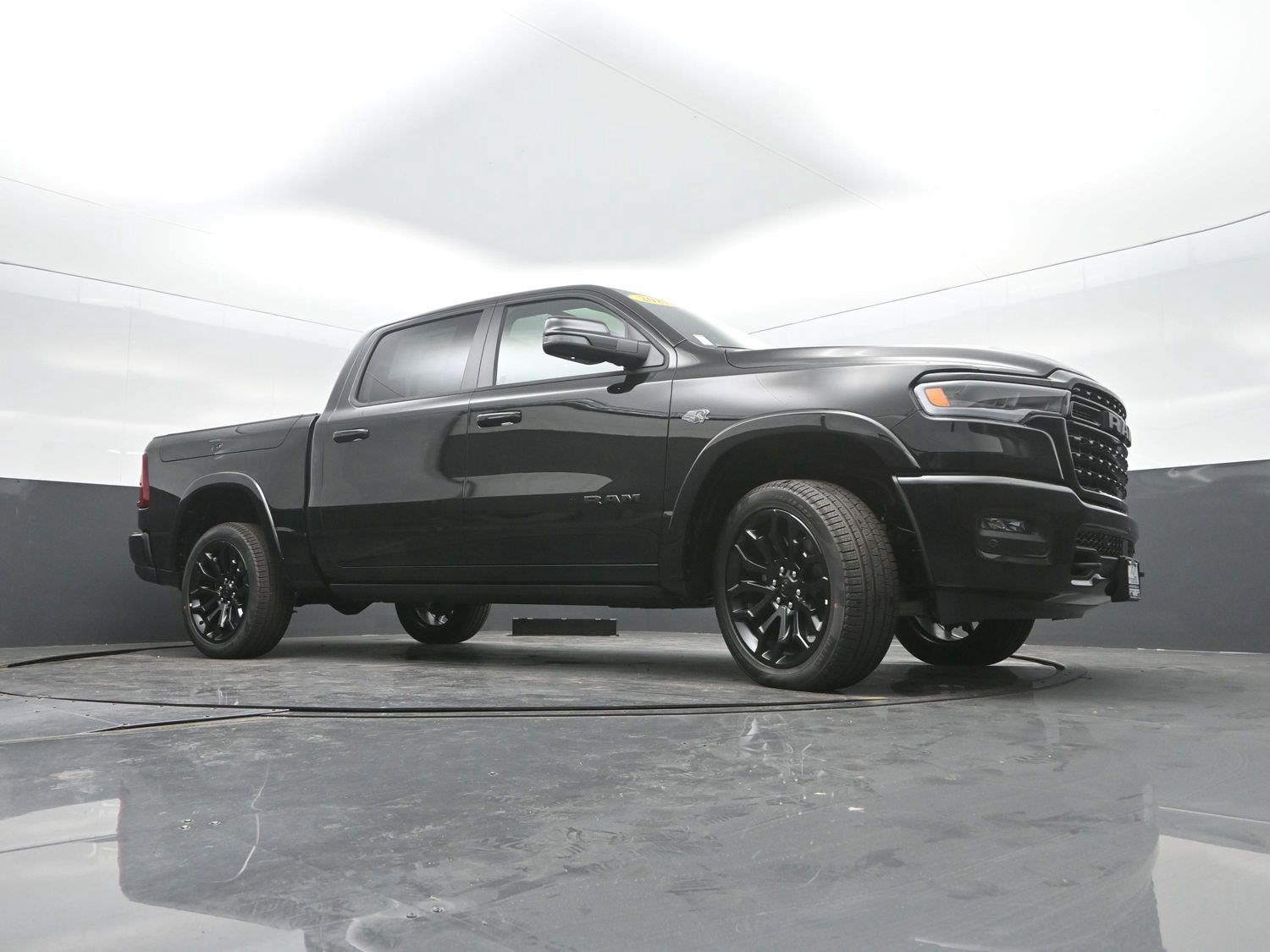 New 2027 Diamond Black Crystal Pearlcoat Ram Limited image 42