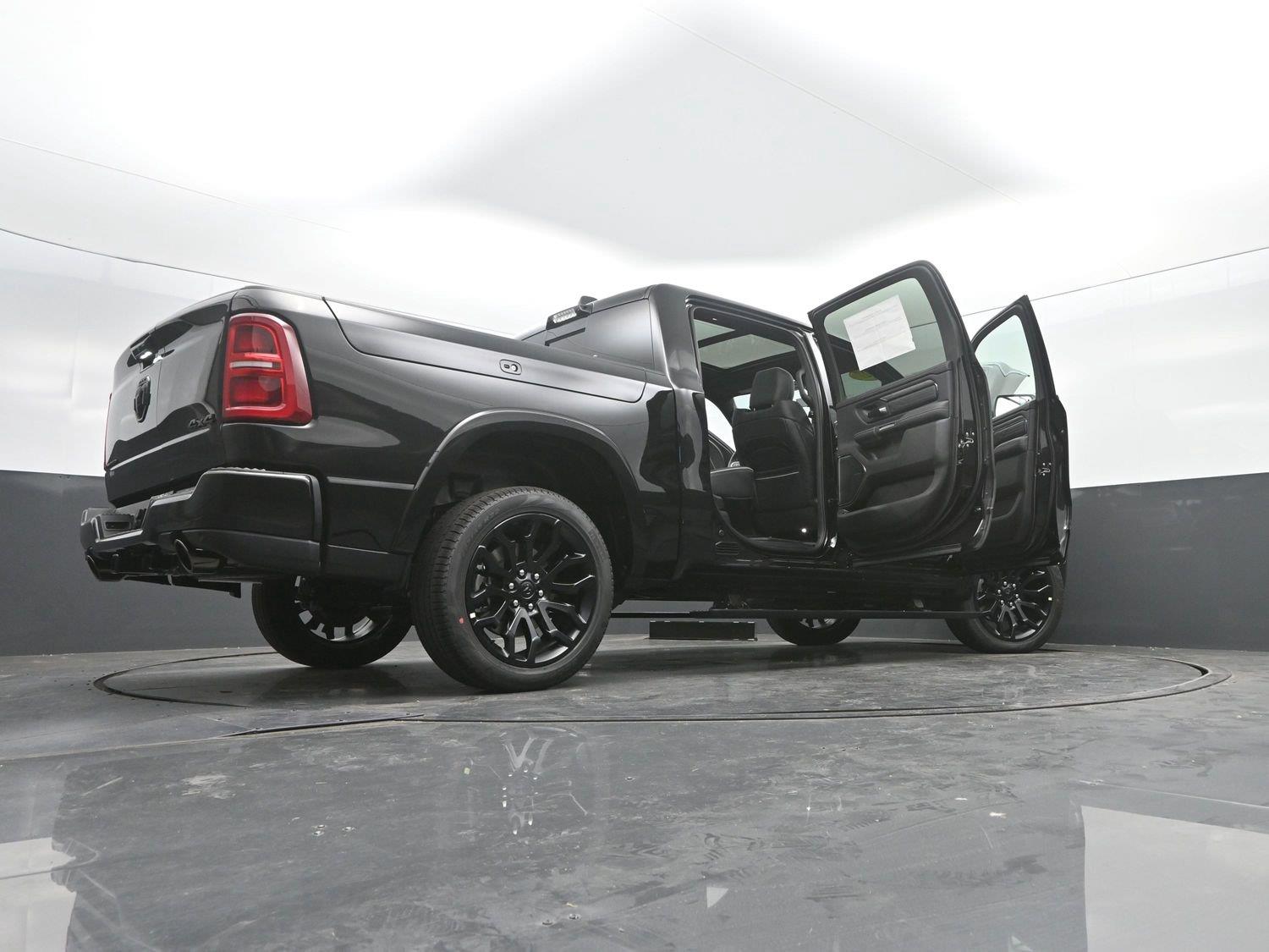 New 2027 Diamond Black Crystal Pearlcoat Ram Limited image 56