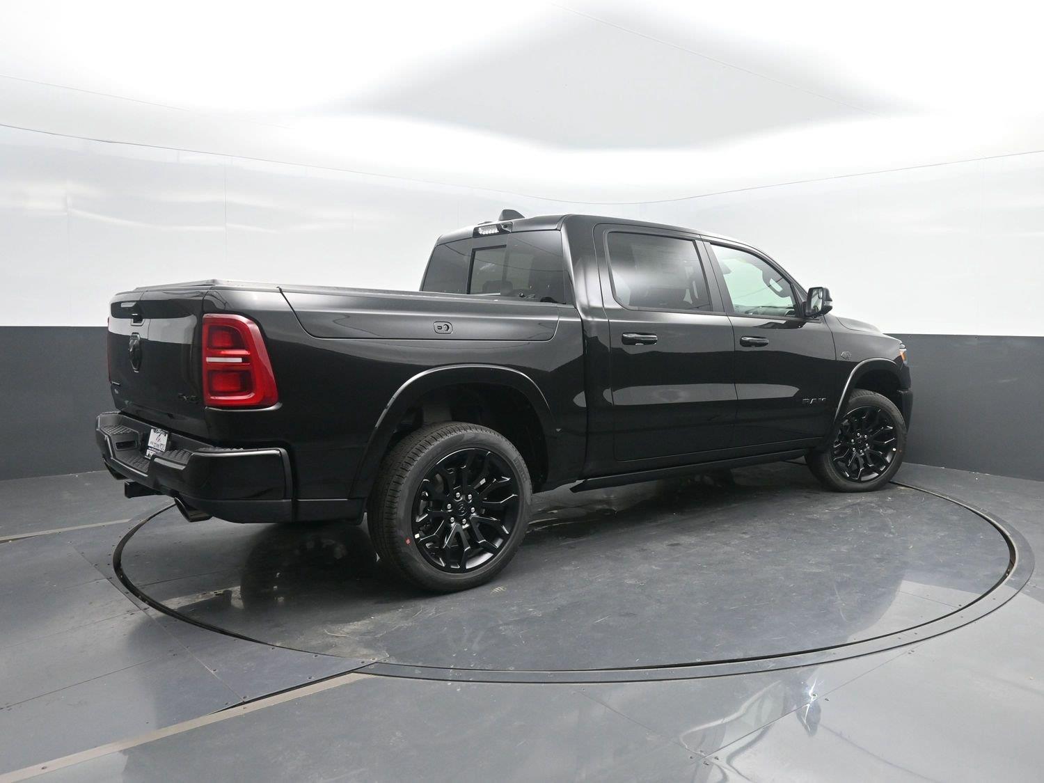 New 2027 Diamond Black Crystal Pearlcoat Ram Limited image 2