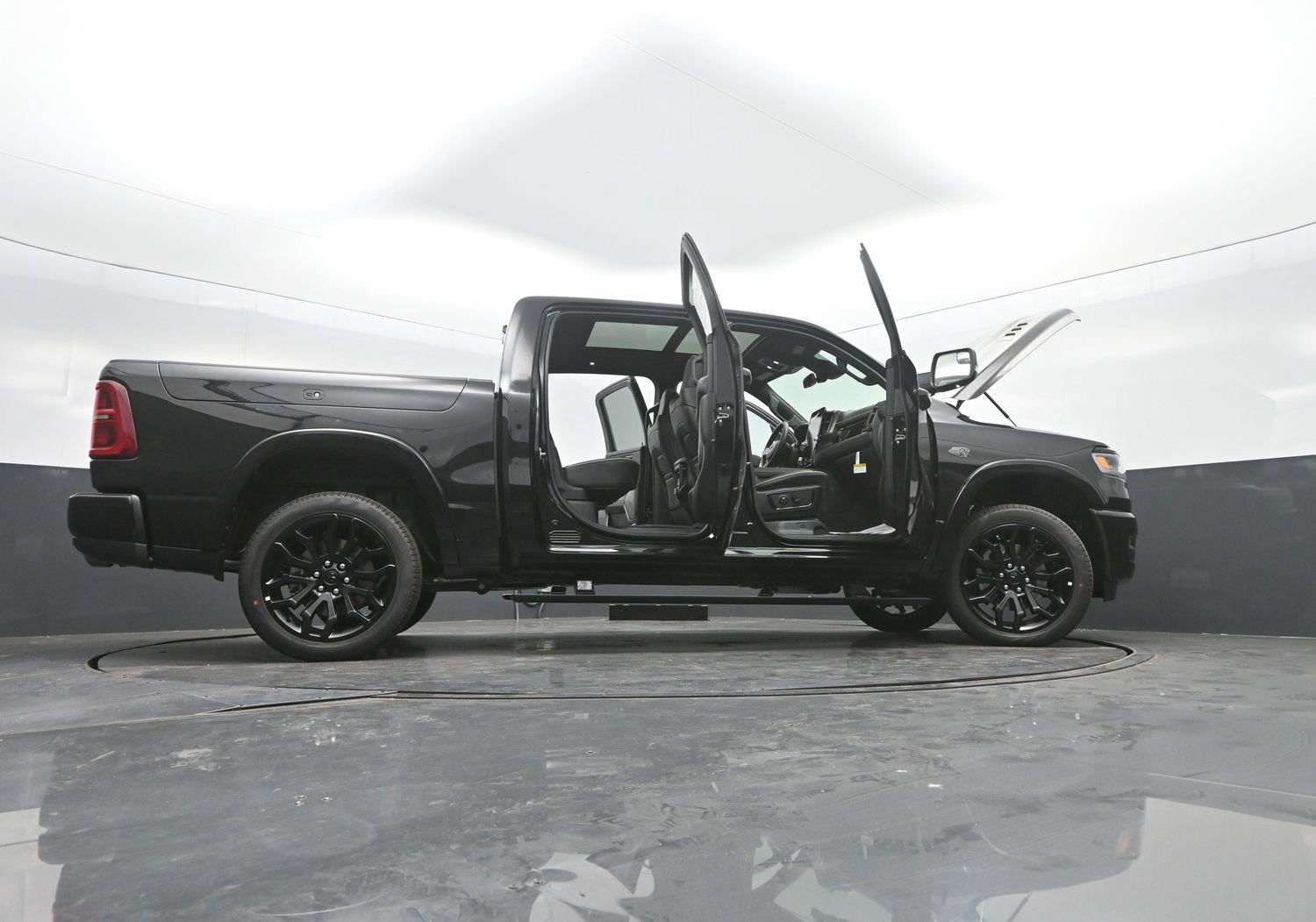 New 2027 Diamond Black Crystal Pearlcoat Ram Limited image 58