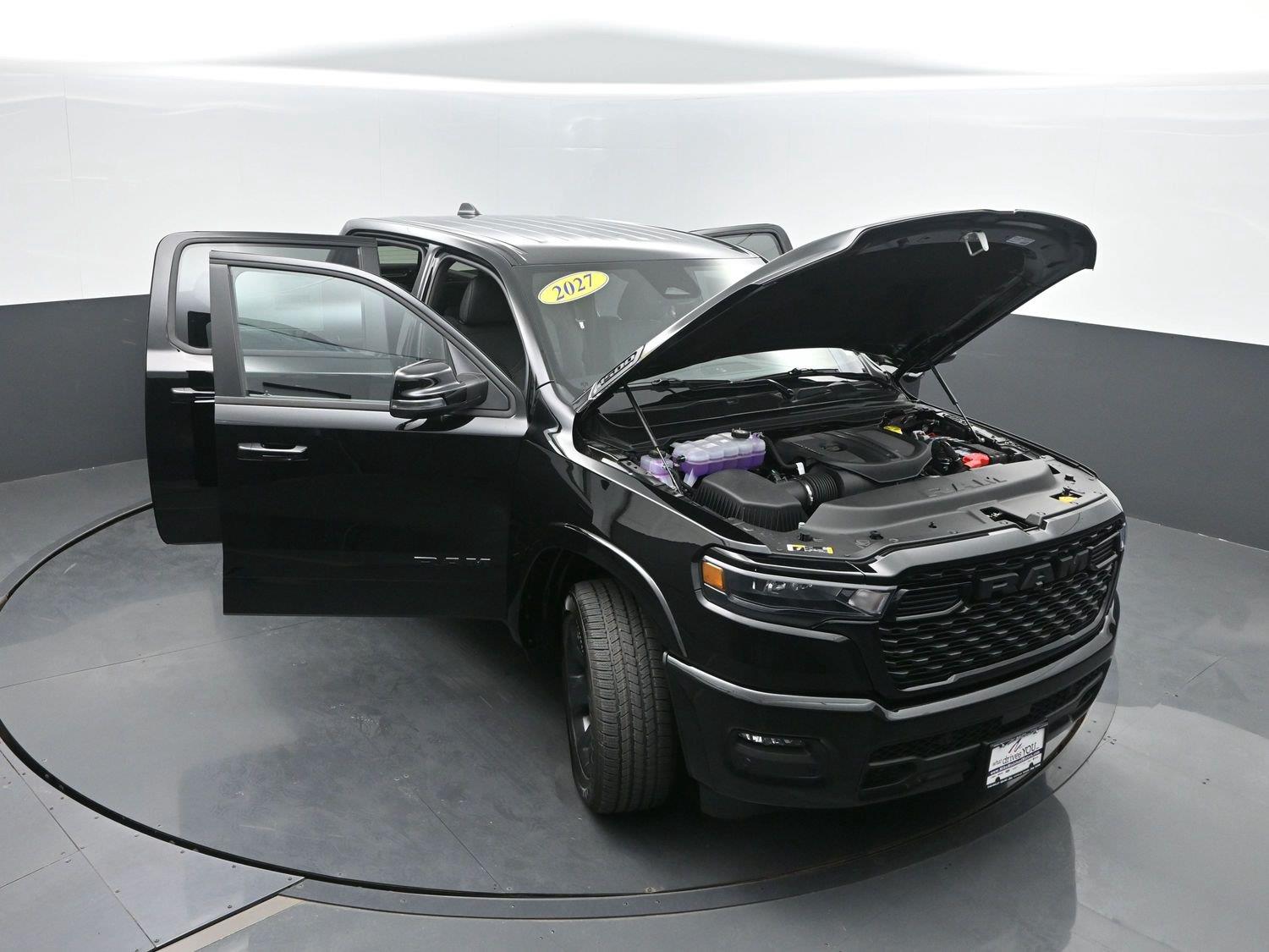 New 2027 Diamond Black Crystal Pearlcoat Ram Big Horn image 46