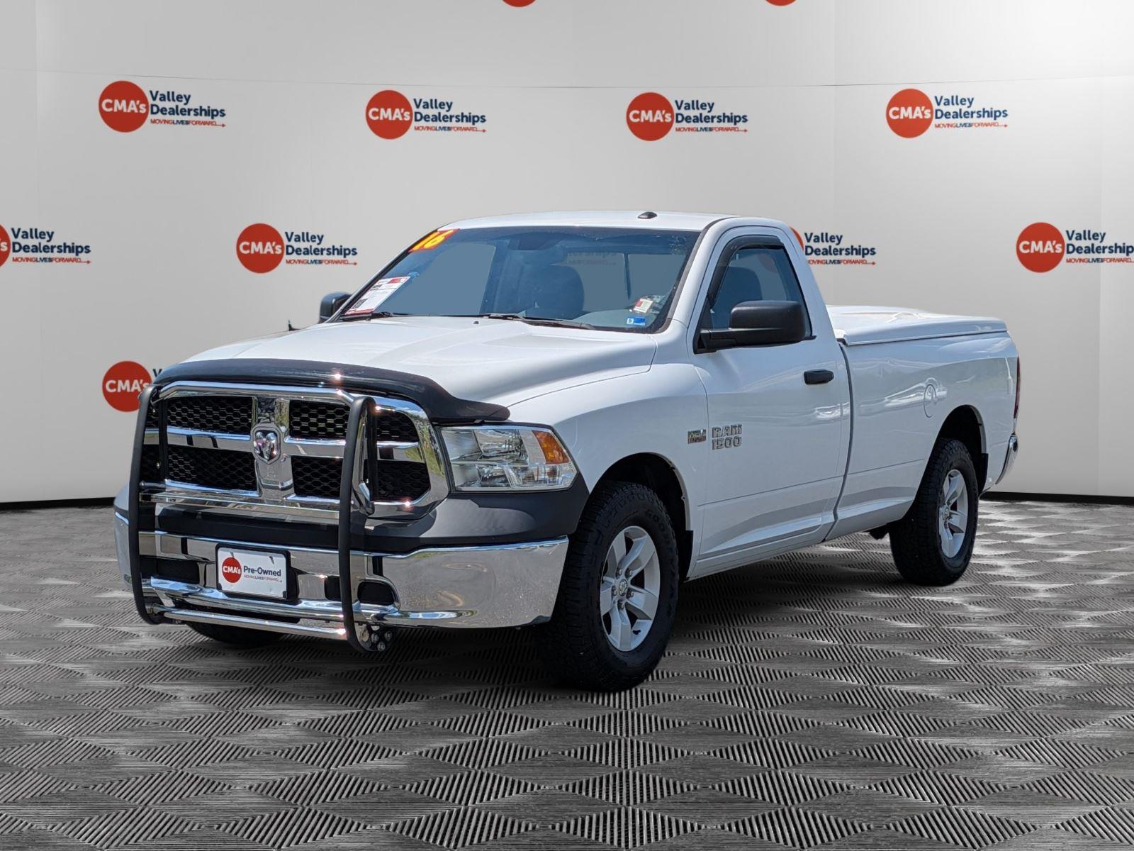 Bright White Clearcoat 2016 RAM 1500 Tradesman LB RWD Pickup Truck 4X2 6-Speed Automatic