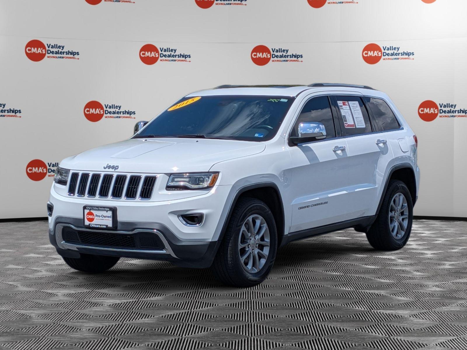 Bright White Clearcoat 2015 Jeep Grand Cherokee SUV / Crossover Four-Wheel Drive 8-Speed Automatic