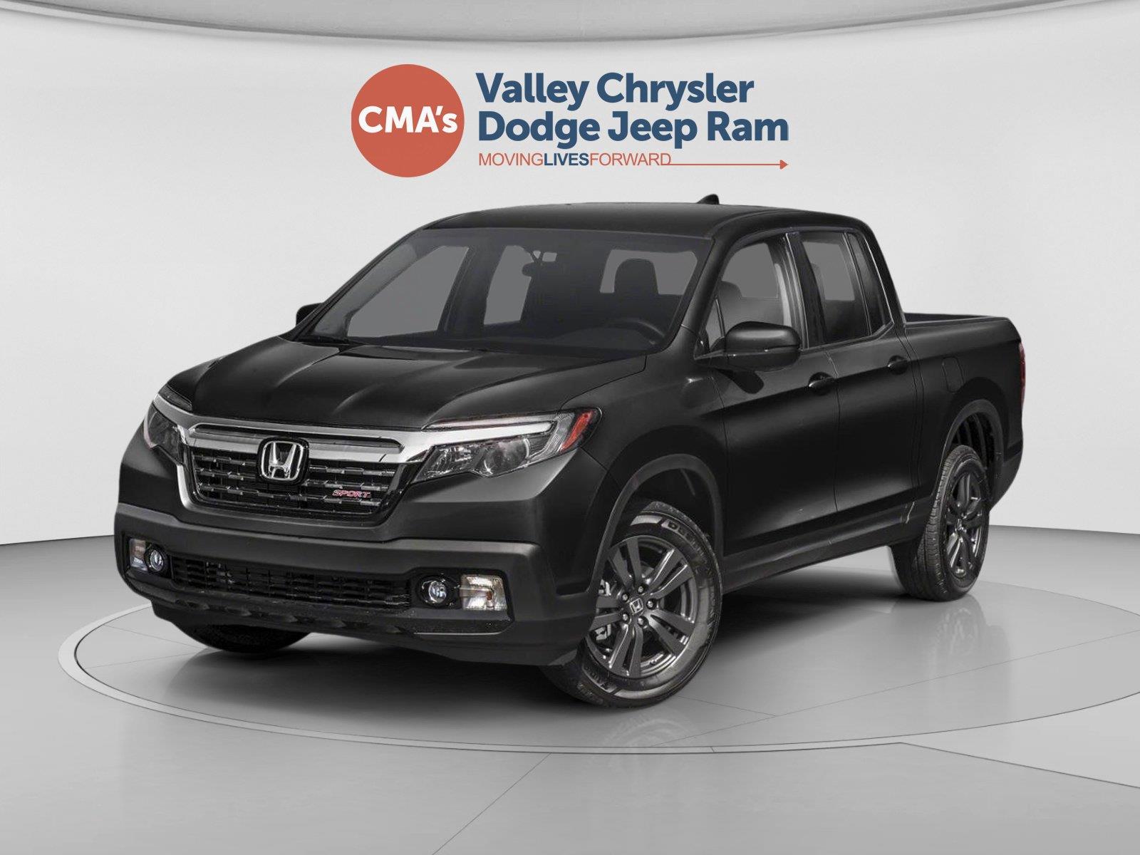 Crystal Black Pearl 2019 Honda Ridgeline Pickup Truck All-Wheel Drive Automatic